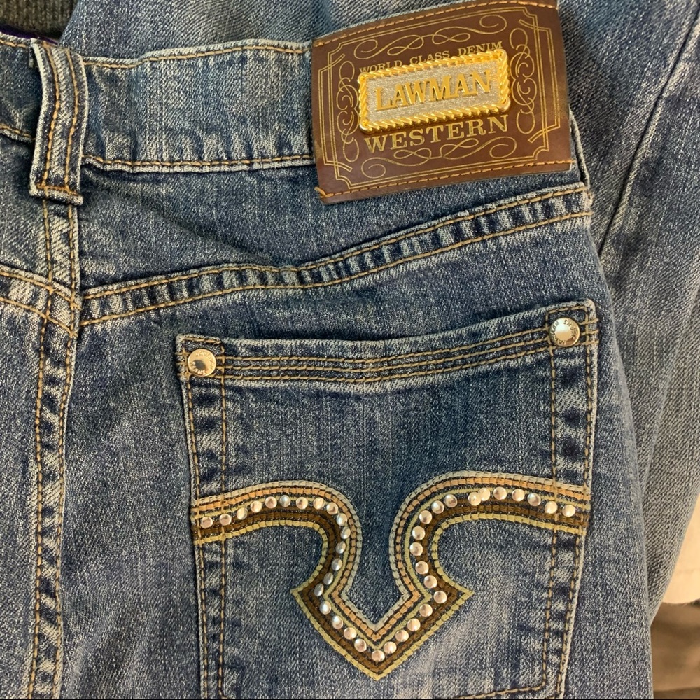 Lawman Western Vintage boot cut jeans 9 - Picture 9 of 15
